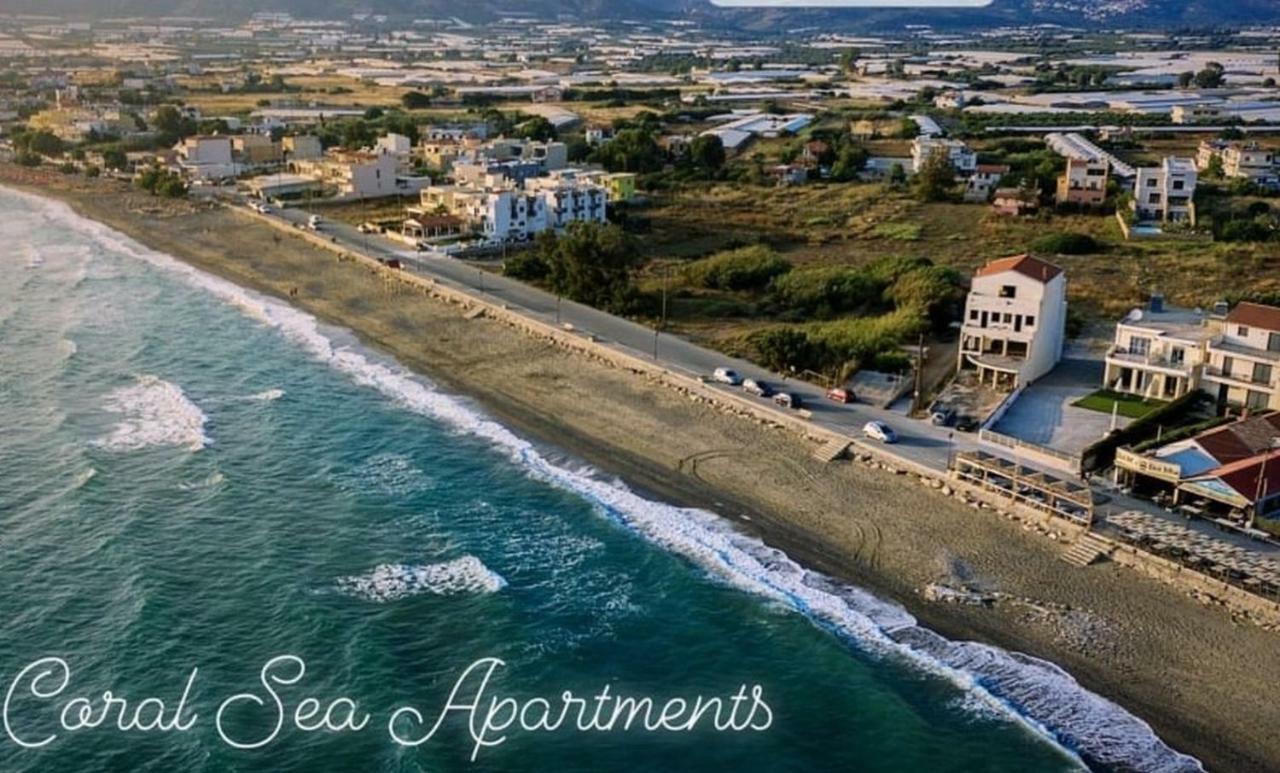 Coral Sea Apartment Kokkinos Pirgos Bagian luar foto